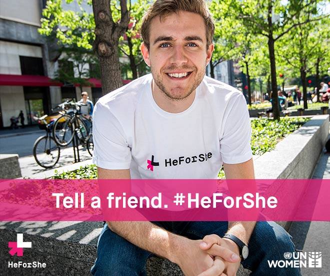 Tell a Friend. #HeForShe Campaign
